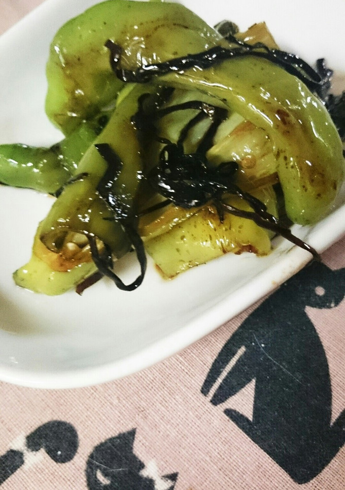 ちょー簡単！ししとうと塩昆布炒め-レシピのメイン写真