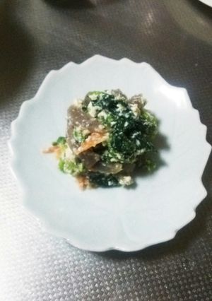 以外と簡単♪ほうれん草の白和え☆-レシピのメイン写真