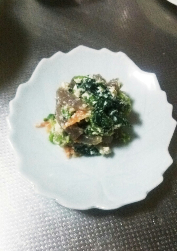 以外と簡単♪ほうれん草の白和え☆-レシピのメイン写真