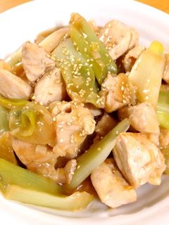 鶏肉のネギ塩炒め-レシピのメイン写真