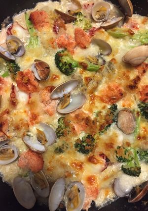 魚介たっぷりシーフードグラタン-レシピのメイン写真