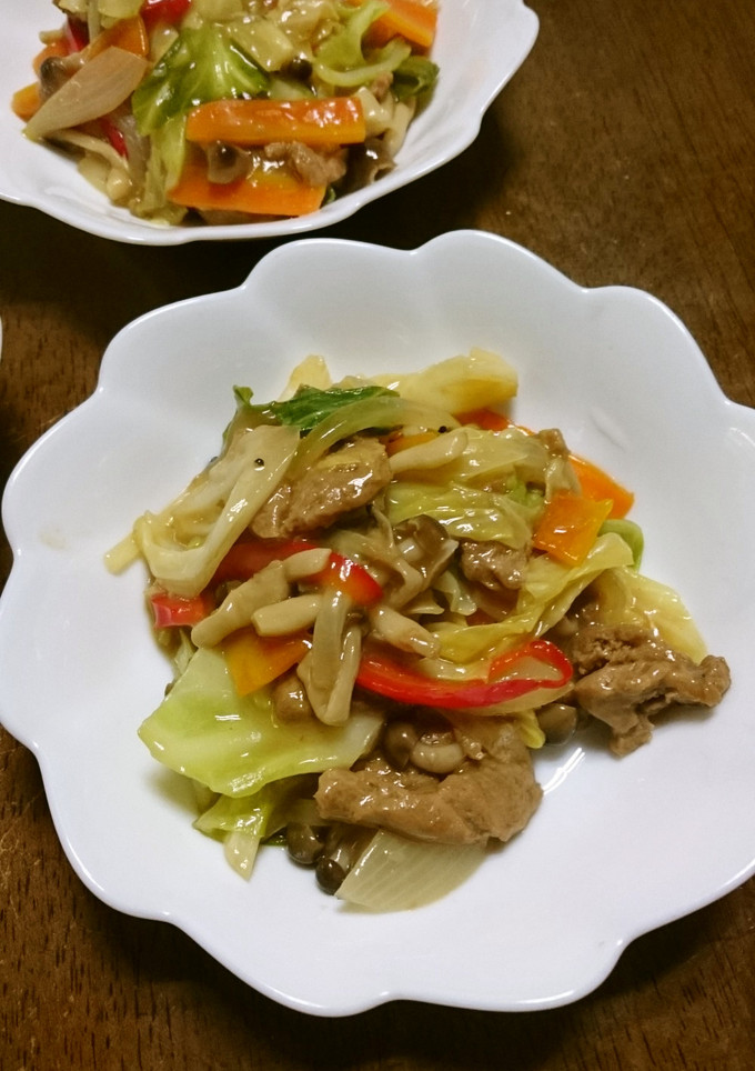 たっぷり野菜と大豆のお肉の炒め煮-レシピのメイン写真