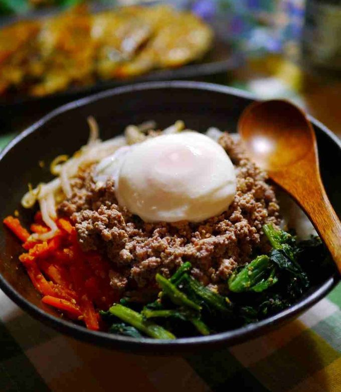 豆腐入りそぼろでヘルシービビンバ by ＜まっきー＞ 【クックパッド