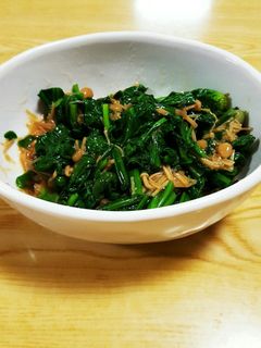 なめ茸とほうれん草の和え物-レシピのメイン写真