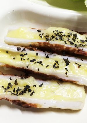 ちくわのチーズ焼き〜おつまみ おやつ-レシピのメイン写真