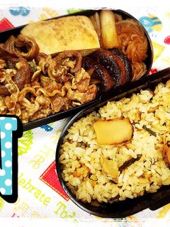 秋のすき焼き弁当-レシピのメイン写真