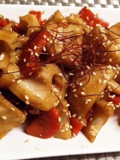 れんこんのきんぴら煮-レシピのメイン写真