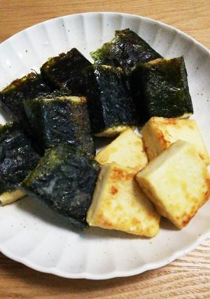 豆腐味噌漬けの磯辺焼き-レシピのメイン写真