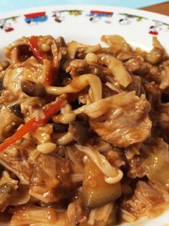 豚肉とキノコのトマト煮-レシピのメイン写真