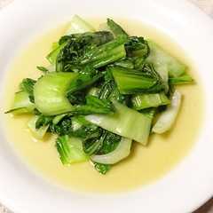 รูปของ チンゲン菜のシャンタン炒め