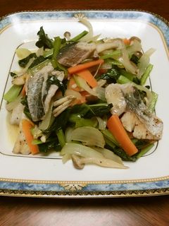 さわらと野菜たっぷりの炒め物-レシピのメイン写真