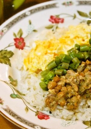 目指せ健康美人!栄養満点なスタミナ三色丼-レシピのメイン写真