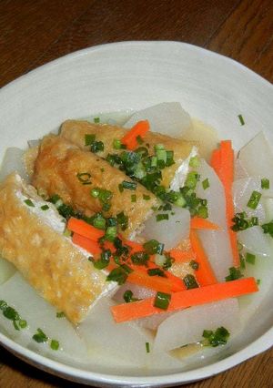 聖護院大根と油揚げの煮物-レシピのメイン写真
