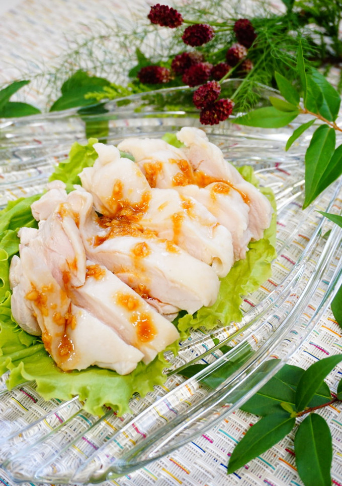 冷製【茹で蒸し鶏 】生姜醤油-レシピのメイン写真