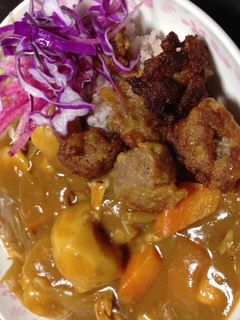 大豆のお肉で唐揚げカレー-レシピのメイン写真