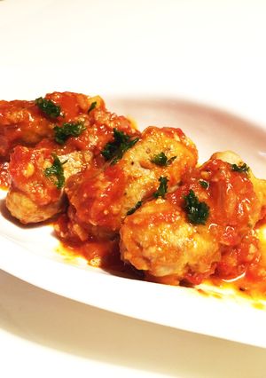 とろりんチーズ入り豚肉巻きトマトソース煮-レシピのメイン写真