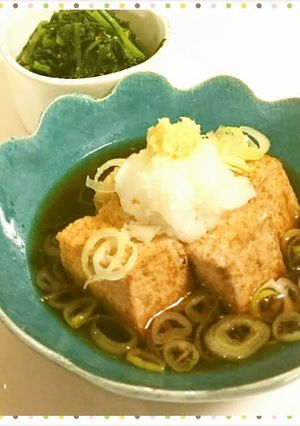 厚揚で。揚げ出し豆腐風-レシピのメイン写真
