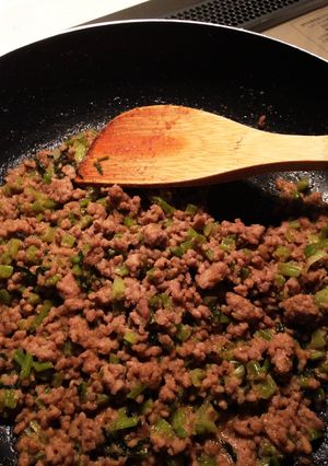 簡単☆大根茎葉肉味噌-レシピのメイン写真