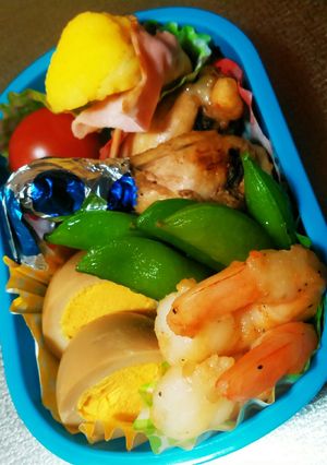 デコらない小学男児弁当20151119-レシピのメイン写真