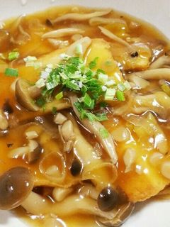 厚揚げのきのこあんかけ-レシピのメイン写真