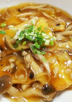 厚揚げのきのこあんかけ-レシピのメイン写真