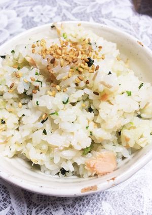 シャケわかめご飯☆-レシピのメイン写真