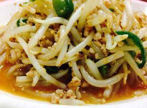 うちのごはん風？！もやしと挽肉の味噌炒め-レシピのメイン写真