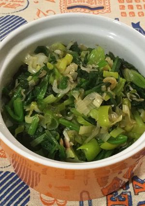 ほうれん草にんにくねぎ和え-レシピのメイン写真