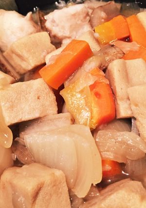 高野豆腐と野菜の煮物-レシピのメイン写真