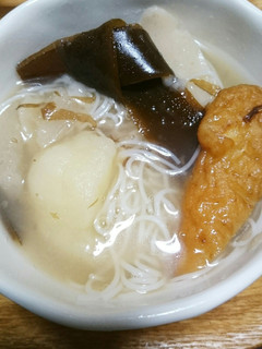 おでんの〆に!美味しいにゅうめん-レシピのメイン写真
