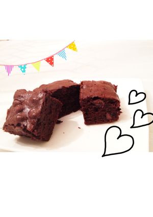 簡単なのに本格的！チョコレートブラウニー-レシピのメイン写真