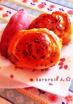 HBで簡単(^^)焼きイモほくほくパン♪-レシピのメイン写真