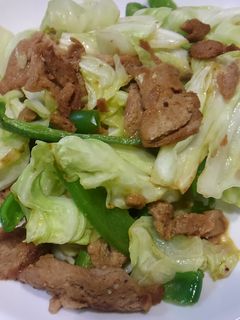 大豆のお肉のオイスターソース炒め-レシピのメイン写真