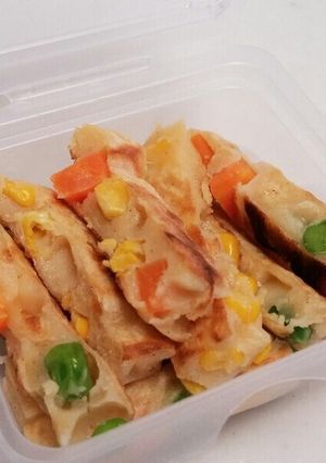 たこ焼き粉とベジタブルミックスで離乳食-レシピのメイン写真