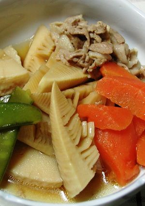 たけのこと豚バラ肉の煮込み-レシピのメイン写真