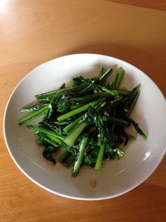 カブの葉の青菜炒め-レシピのメイン写真