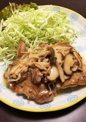 糖質制限！！ガッツリ鶏バターステーキ♡-レシピのメイン写真