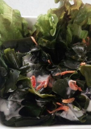 [自作料理]海鮮風わかめサラダ-レシピのメイン写真