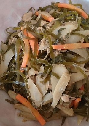 切り昆布・ごぼうとシーチキンのあっさり煮-レシピのメイン写真