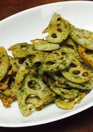 ✩れんこんの青のり焼き✩-レシピのメイン写真
