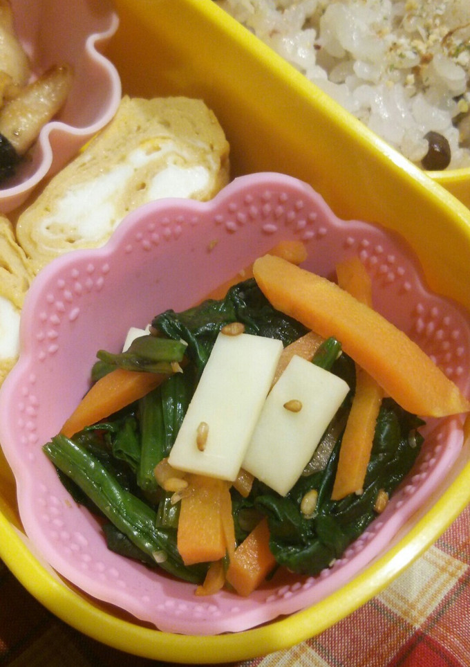 チーズとほうれん草の胡麻和え-レシピのメイン写真
