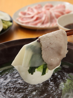 餃子の皮でもちっと豚しゃぶ-レシピのメイン写真