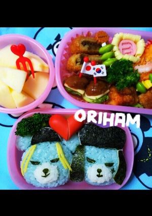 BIGBANG①ジヨンベ♡キャラ弁-レシピのメイン写真