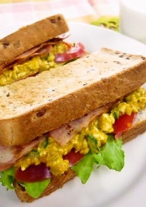 カレーたまごサンドイッチ-レシピのメイン写真