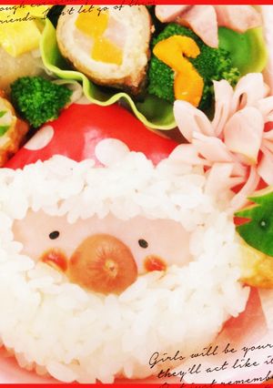幼稚園のお弁当☆サンタおにぎり☆-レシピのメイン写真