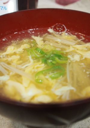 うどんスープで☆簡単かき玉汁♪-レシピのメイン写真