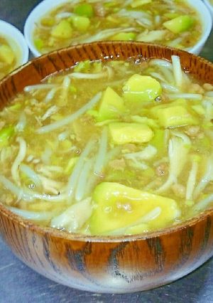 秘伝大豆ラボと野菜炒め餡掛けダイエット-レシピのメイン写真