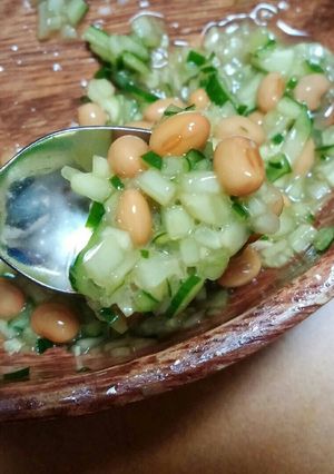 【食感病みつき！】キュウリ納豆-レシピのメイン写真