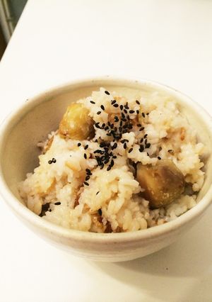 圧力鍋でモチモチ栗ご飯-レシピのメイン写真