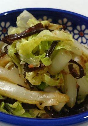 レンジで簡単 ！白菜の塩昆布和え-レシピのメイン写真